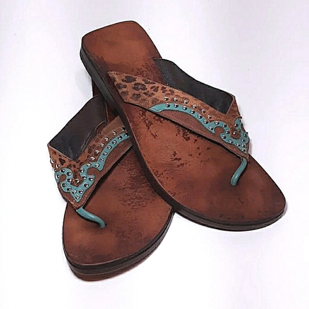 Old Gringo Leather Flip Flops
